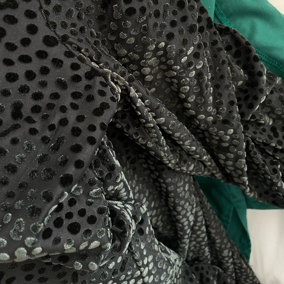 Green Velvet Dress - Picture 7 of 7